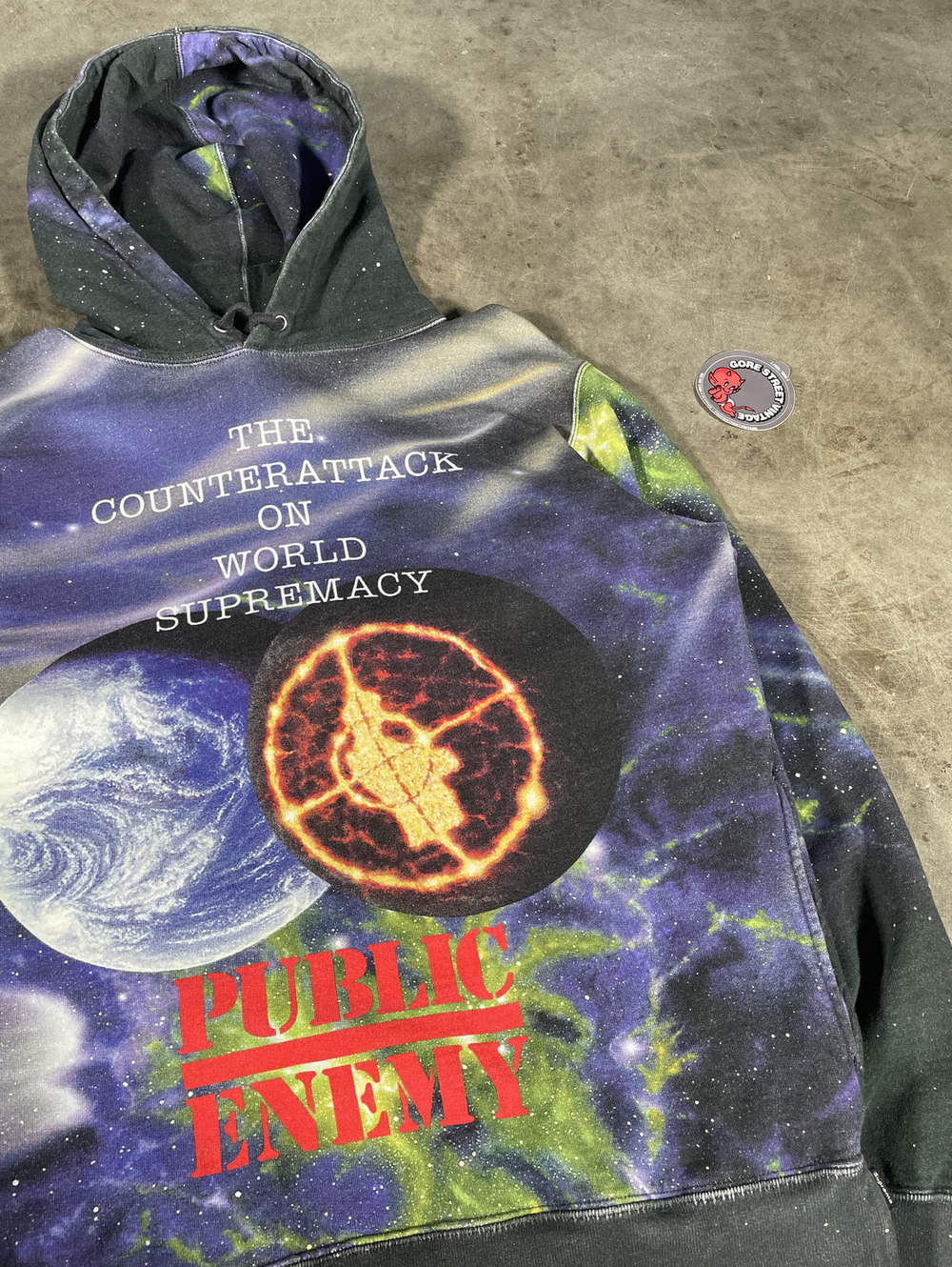 Supreme Undercover Public Enemy Hoodie M 22x26